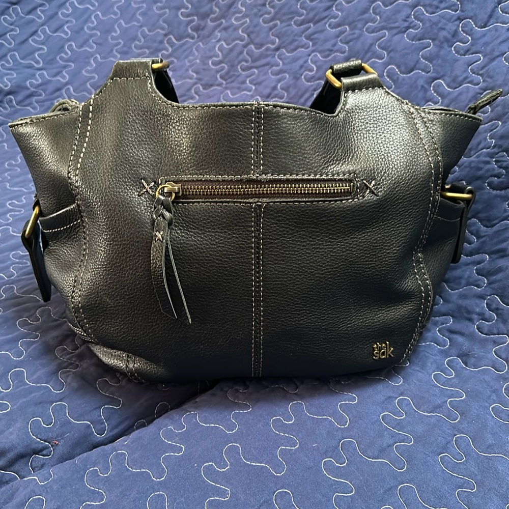 The Sak black leather purse